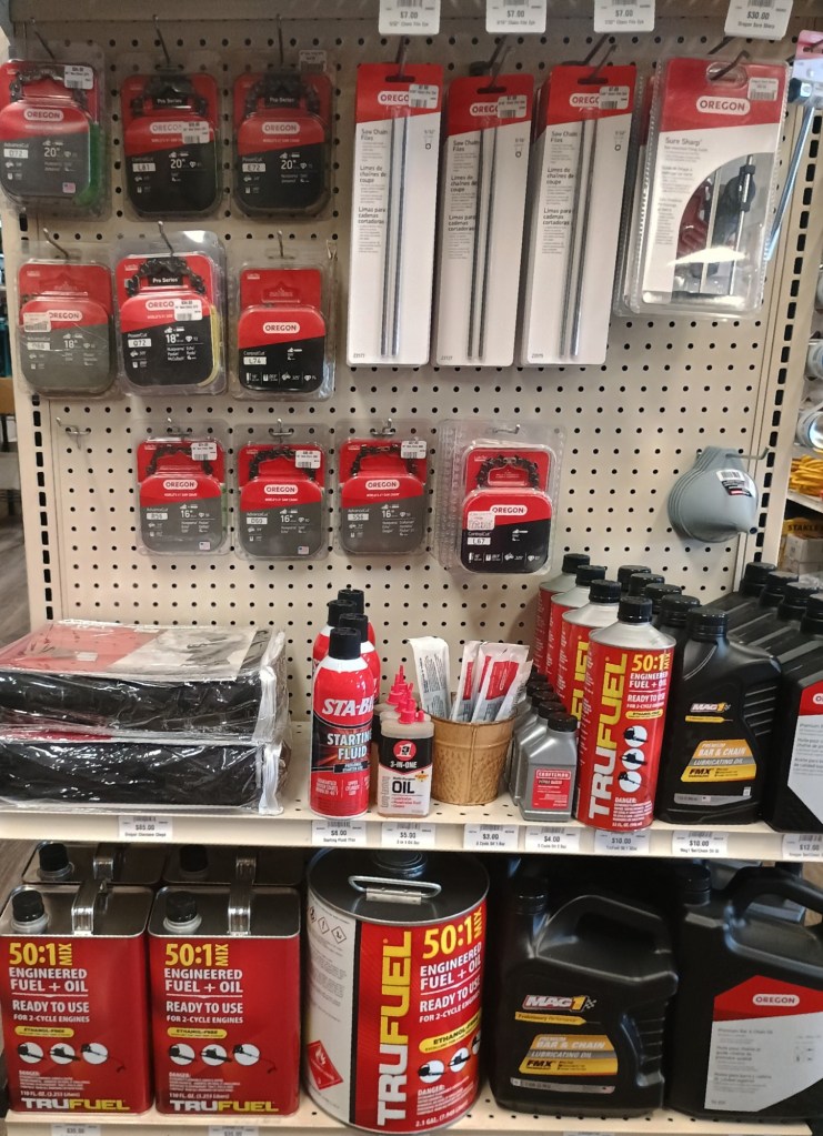 chainsaw supplies