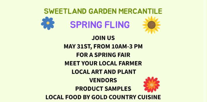 Calling All Green Thumbs: Spring Fling At Sweetland Garden&nbsp;Mercantile